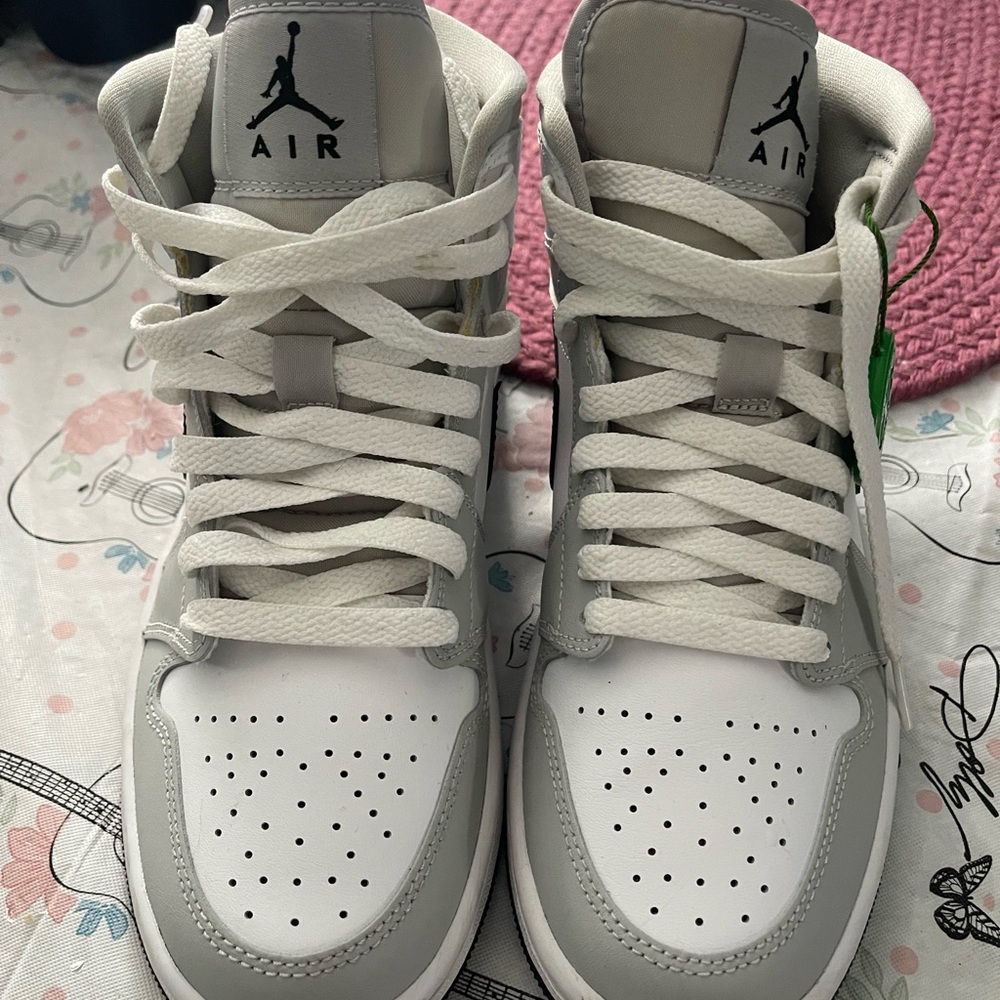 Jordan Athletic Gray and White Sneakers - Picture 3 of 8